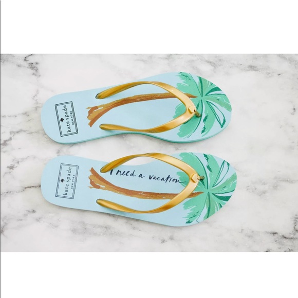 ❗️SOLD❗️Kate Spade NY Nassau Flip Flops Sandals - Picture 5 of 8